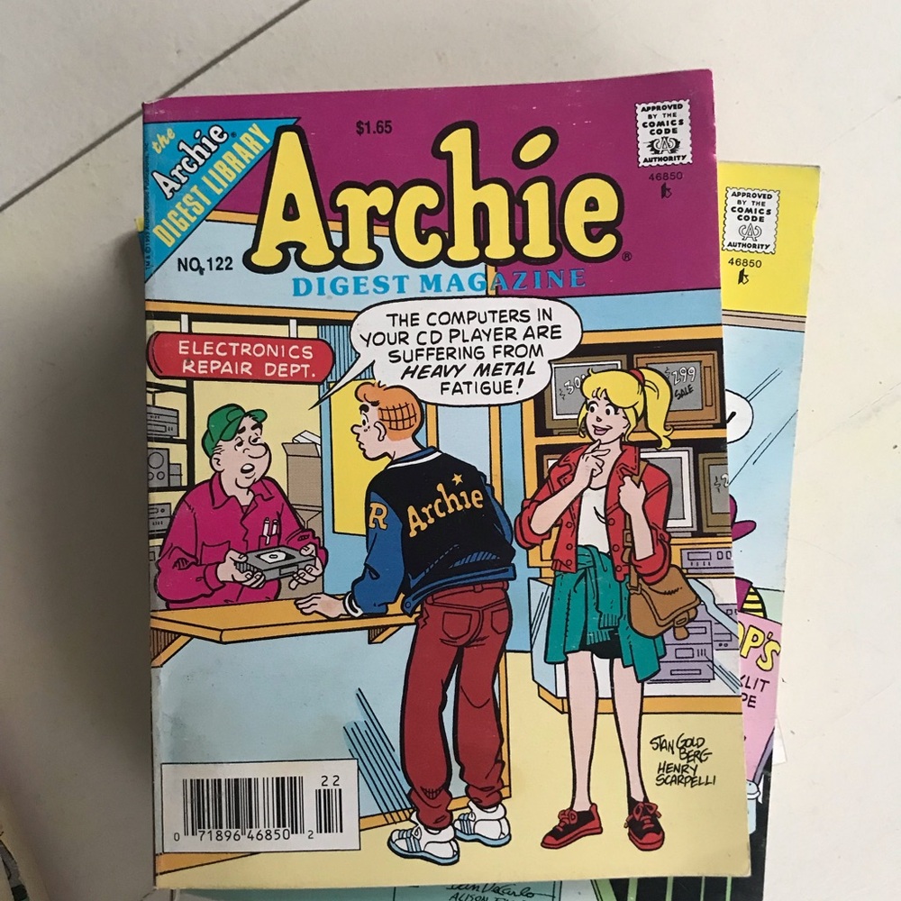 Archie Digest Magazine #122- Colorful Comic Cover
